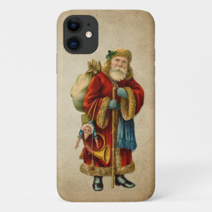 ヴィンテージクリスマスオールドワールドサンタクロース iPhone 11 ケース