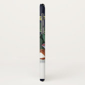 ヴィンテージクリスマスカップルinラブアイススケートで滑る Case-Mate iPhoneケース (裏面/左)