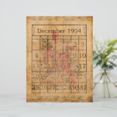 ヴィンテージクリスマスカレンダースクラップブック紙 (スタンド正面)