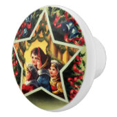 ヴィンテージクリスマスカロラーズセラミックノブ セラミックノブ (右)