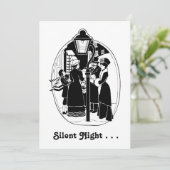 ヴィンテージクリスマスカロラーズソング白黒 カード (スタンド正面)