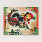 ヴィンテージクリスマスカロラー ジグソーパズル (横)