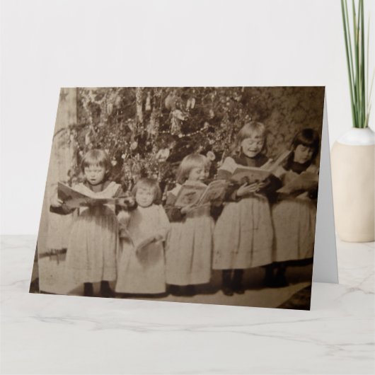 ヴィンテージクリスマスカロルステレオビューカード カード (正面)