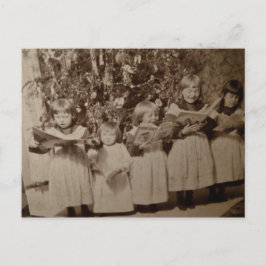 ヴィンテージクリスマスカロルステレオビューカード シーズンポストカード