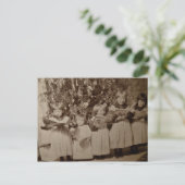 ヴィンテージクリスマスカロルステレオビューカード シーズンポストカード (スタンド正面)