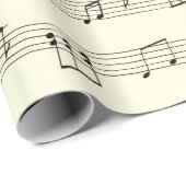 ヴィンテージクリスマスカロルミュージカルスコアノート ラッピングペーパー (ロールコーナー)