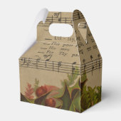 ヴィンテージクリスマスカロル音楽シート フェイバーボックス (裏面サイド)