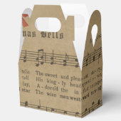 ヴィンテージクリスマスカロル音楽シート フェイバーボックス (オープン)