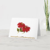 ヴィンテージクリスマスカントリーファームシーンカード シーズンカード (裏面)