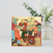 ヴィンテージクリスマスカード | クリスマスダイナー シーズンカード (スタンド正面)