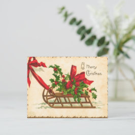 ヴィンテージクリスマスカード ポストカード