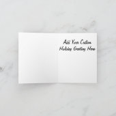 ヴィンテージクリスマスカード – メリークリスマス シーズンカード (内部)