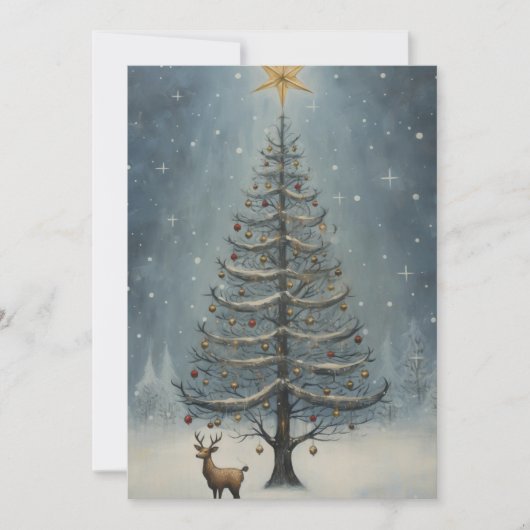 ヴィンテージクリスマスカード – ユニーククリスマスカード シーズンカード (正面)