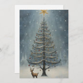 ヴィンテージクリスマスカード – ユニーククリスマスカード シーズンカード (正面/裏面)