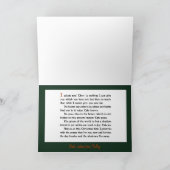 ヴィンテージクリスマスカード&ヴィンテージ詩「喜びを得る」 シーズンカード (内部)