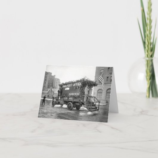 ヴィンテージクリスマスカードWASHINGTON DC POST 1919 シーズンカード (正面)