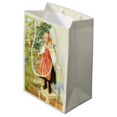 ヴィンテージクリスマスカールラーソンスウェーデン語 ミディアムペーパーバッグ (裏面アングル)