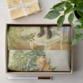 ヴィンテージクリスマスカールラーソンスウェーデン語 薄葉紙 (ギフト)