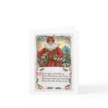 ヴィンテージクリスマスカー来ド- Wishes and Wishes Go