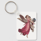 ヴィンテージクリスマスガーディアンビクトリアンエンジェル キーホルダー (正面)