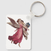 ヴィンテージクリスマスガーディアンビクトリアンエンジェル キーホルダー (裏面)