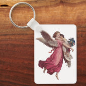 ヴィンテージクリスマスガーディアンビクトリアンエンジェル キーホルダー (正面)