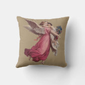 ヴィンテージクリスマスガーディアンビクトリアンエンジェル クッション (裏面)