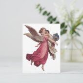 ヴィンテージクリスマスガーディアンビクトリアンエンジェル シーズンカード (スタンド正面)