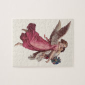 ヴィンテージクリスマスガーディアンビクトリアンエンジェル ジグソーパズル (横)