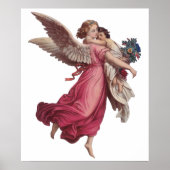 ヴィンテージクリスマスガーディアンビクトリアンエンジェル ポスター (正面)