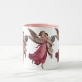 ヴィンテージクリスマスガーディアンビクトリアンエンジェル マグカップ (中央)