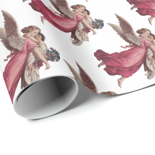 ヴィンテージクリスマスガーディアンビクトリアンエンジェル ラッピングペーパー (ロールコーナー)