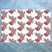 ヴィンテージクリスマスガーディアンビクトリアンエンジェル 薄葉紙