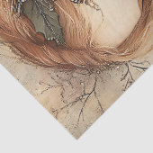 ヴィンテージクリスマスガールフローラ&ホリーデクページ 薄葉紙 (詳細)