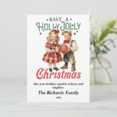 ヴィンテージクリスマスキッズ シーズンカード (スタンド正面)