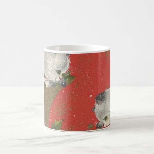 ヴィンテージクリスマスキッチンマグ コーヒーマグカップ (中央)