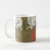 ヴィンテージクリスマスキッチンマグ コーヒーマグカップ (左)