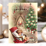 ヴィンテージクリスマスキッテンスリープベビー暖炉 シーズンカード<br><div class="desc">ヴィンテージクリスマスキッテンスリープベビー暖炉ホリデーカードこのデザインは、暖炉やクリスマスツリーの前に眠る子猫とベビーが並んでいます。なんてレトロな休日の風景が美しいのでしょう。このカスタムデザインを独自の内部挨拶でカスタマイズします。</div>