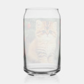 ヴィンテージクリスマスキャット ガラス缶 (裏面)