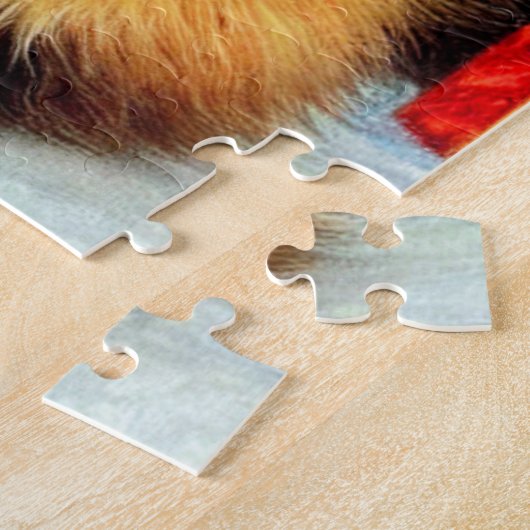 ヴィンテージクリスマスキャット ジグソーパズル (側面)