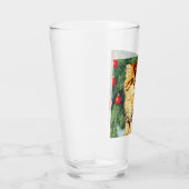 ヴィンテージクリスマスキャット タンブラーグラス (右)