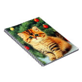 ヴィンテージクリスマスキャット ノートブック (右側)