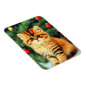 ヴィンテージクリスマスキャット マグネット (右側)