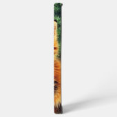 ヴィンテージクリスマスキャット SAMSUNG GALAXYケース (左側面)