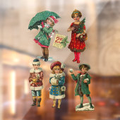 ヴィンテージクリスマスキャラクター品揃え ウィンドウサイン (シート2)