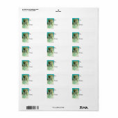 ヴィンテージクリスマスキャリッジギフトラベル ラベル (フルシート)