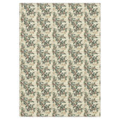 ヴィンテージクリスマスキャロル&ホリーベリーテーブルクロス テーブルクロス (正面)