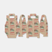 ヴィンテージクリスマスギフトホリデーホリーベリークラフト フェイバーボックス (折り畳みなし)