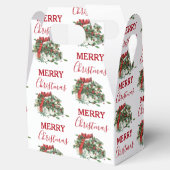 ヴィンテージクリスマスギフトホリデーホリーベリー フェイバーボックス (オープン)