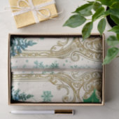 ヴィンテージクリスマスギフトラッピング紙 薄葉紙 (ギフト)